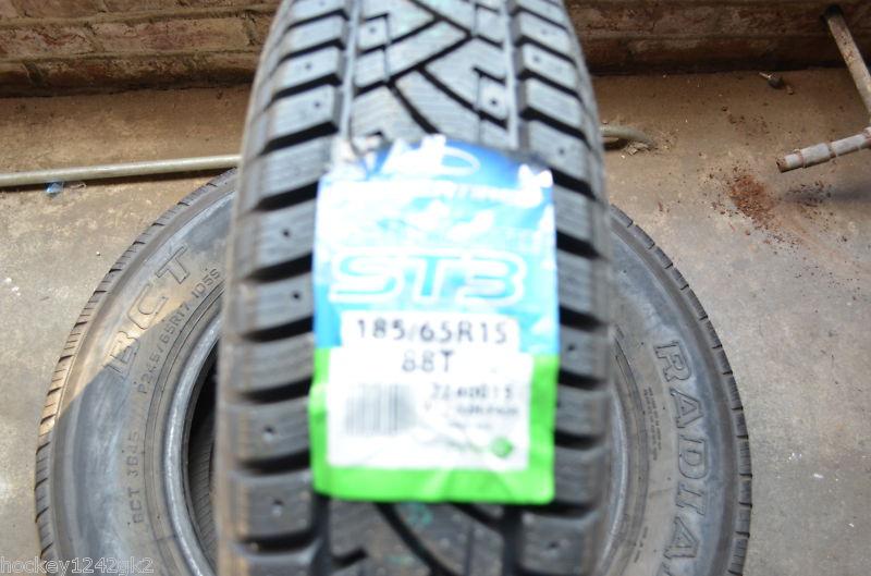 1 new 185 65 15 cooper weather-master st3 blem winter tire