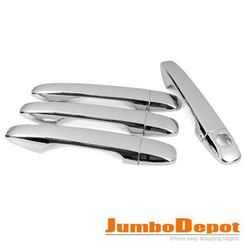 8pcs chrome side door handle cover trim for toyota venza prius zvw30 10 11 12 14