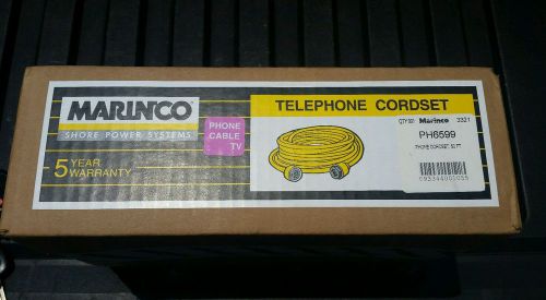 Marinco shore power systems 50 foot telephone cordset ph6599 brand new!