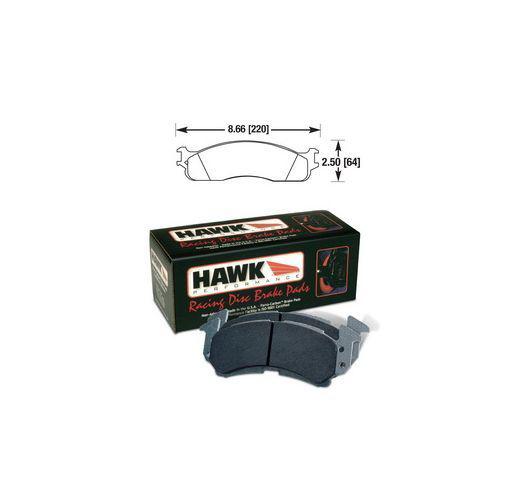 Front new hawk brake pad set 2-wheel ram truck dodge 1500 2500 hb552p.722