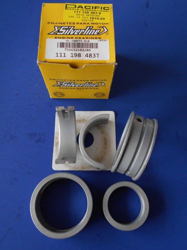 Volkswagen type 1 2 3 main bearings .040 outside.010 crank &amp; std thrust 12-1600c