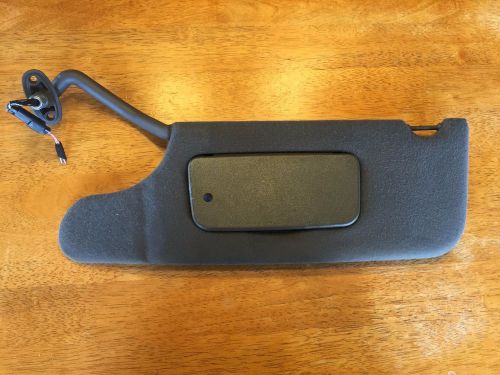 1996-2006 chrysler sebring convertible sunvisor gray driver&#039;s (lh) side lighted