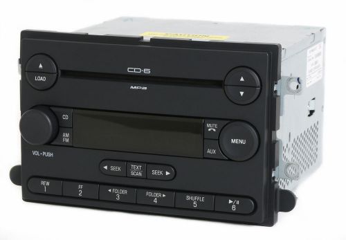 Ford edge lincoln mkx oem radio am fm cd 6 disc player part 7t4t-18c815-db