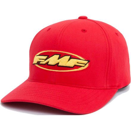 Fmf racing the don mens flexfit hat red