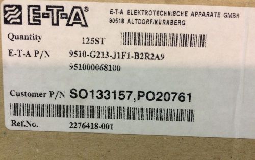 New eta circuit breaker  28 vdc push-pull  9510-g213-j1f1-b2r2a9 germany