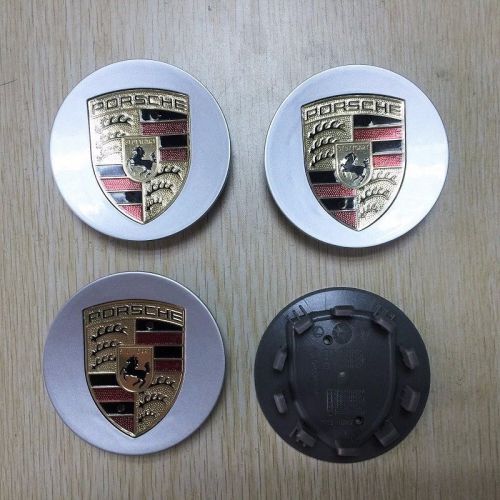 4pcs car wheel center cap hub emblem logo badge 77mm for porsche new