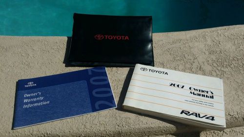 2007 toyota rav4 owners manual w/case 07 rav 4 operators guide kit book rav-4