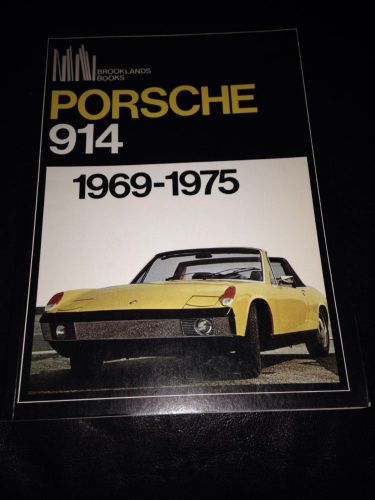 Vintage porsche 914 brooklands book 1969-1975