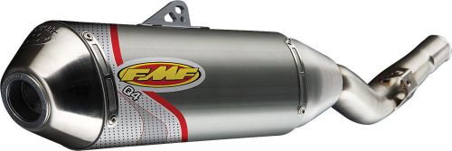 Fmf racing q4 spark arrestor slip-on for raptor 350 05-15 44285