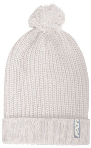 Fxr cozy womens beanie hat white os