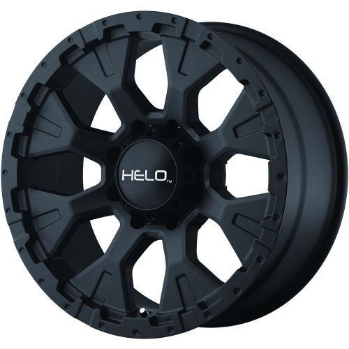 18x9 black helo he878 8x170 -12 rims toyo open country mt 37x13.5x18 tires