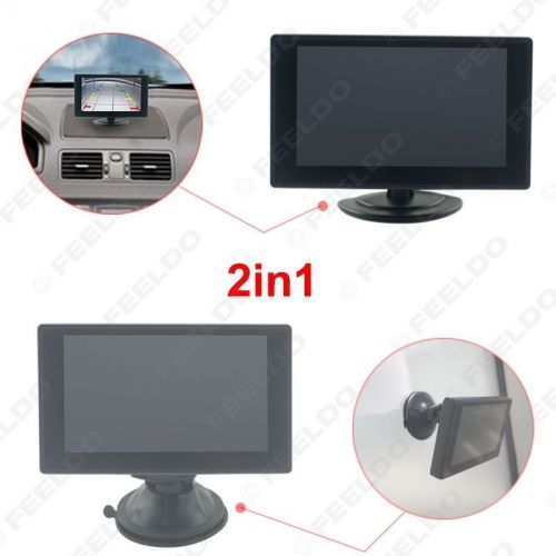 Car 4.3&#034; windshield/stand-up tft/lcd monitor for reversing backup camera dvd