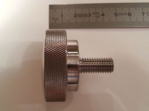 Knurled thumb bolt m10  316 stainless steel