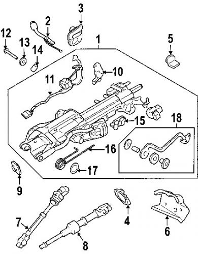 Ford\lincoln\mercury 2l1z15607aa genuine oem transceiver