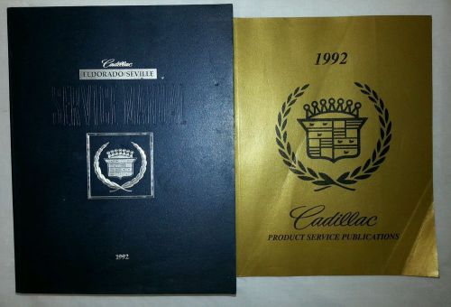 1992 eldorado /seville factory service manuals 2 volume set