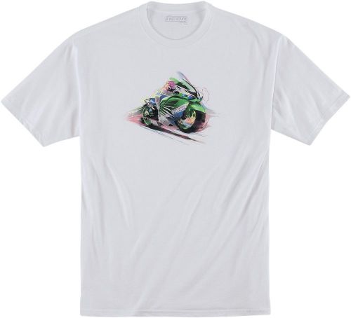 Icon  tee zed four white md