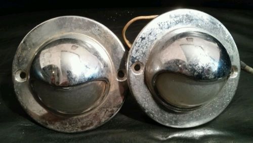 Vintage guide lights 5935793 gm rat rod frosted glass