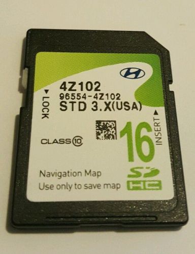 New 2012 2013 hyundai santa fe navigation sd card map 96554-4z102 oem gps chip