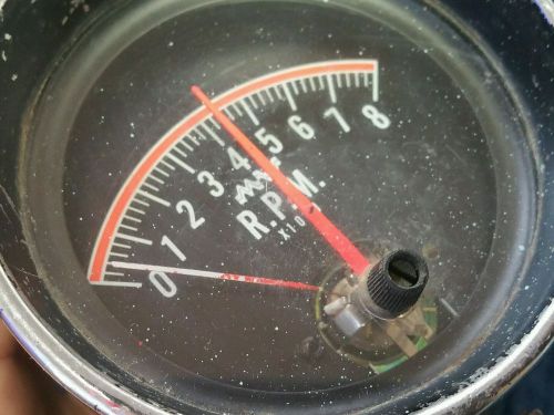 Vintage old antique tachometer 8,000 rpm