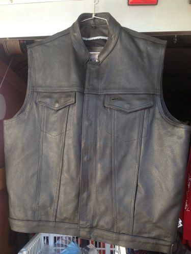 Mens club vest sizes small to 7xl by west coast leathers