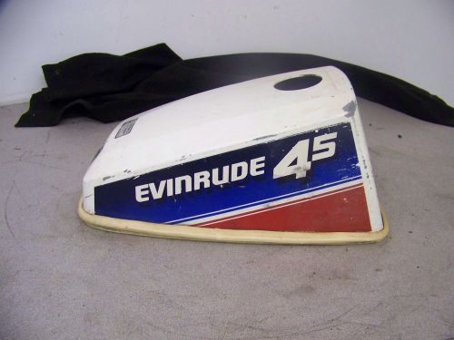 Used 4.5 hp evinrude johnson cowling hood with gas fill hole