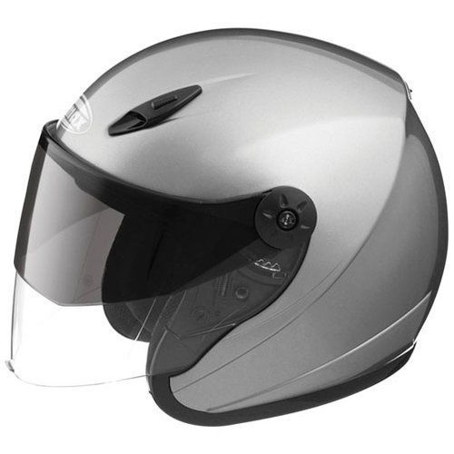 *new* gmax gm17 sps solid titanium open face helmet - xxl