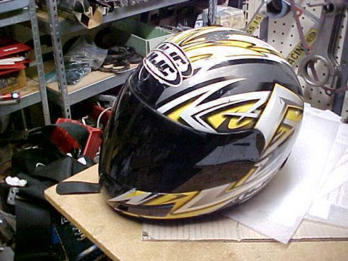 Hjc small full face helmet 6 7/8 - 7 dot motorcycle drag race dirt track