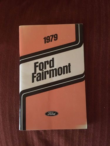 1979 ford fairmont owner&#039;s guide vgc fps-365-32379-a