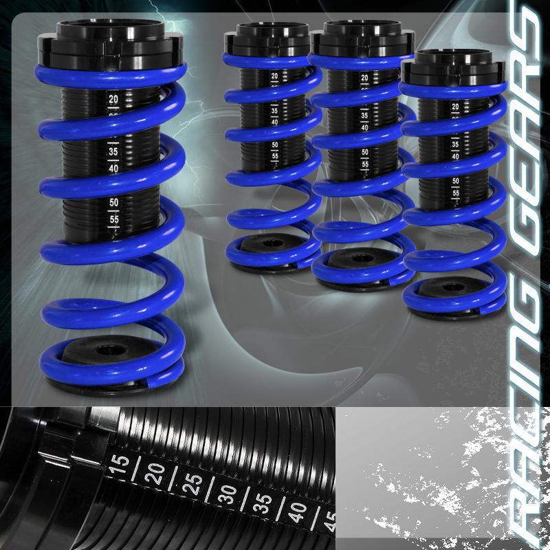 Honda civic prelude delsol acura integra blue suspension lower spring coilover