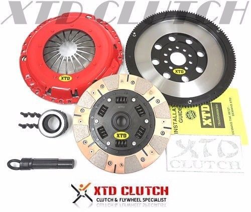 Xtd stage 3 dual friction clutch &amp; flywheel kit golf jetta beetle 1.8l 1.8t 1.9l