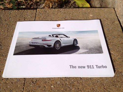 2014 porsche 911 turbo official sales brochure