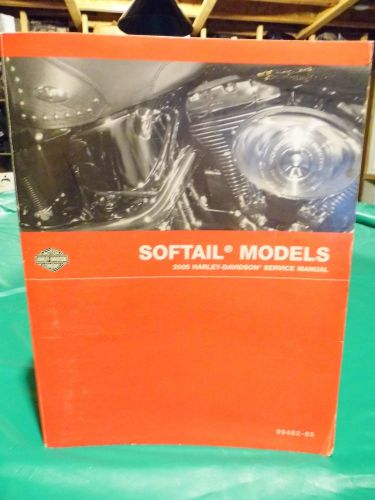 Harley davidsion service manual 2005 softail models 99482-05