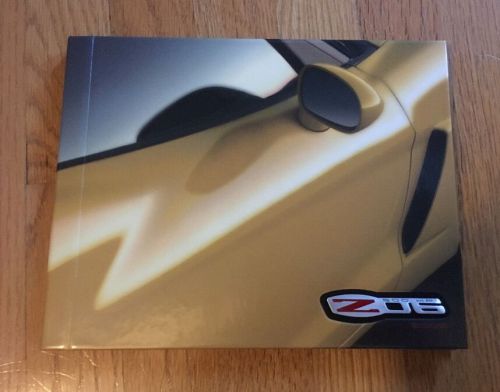 2006 chevrolet corvette z06 - media press kit hardback book w/ cd-rom disc