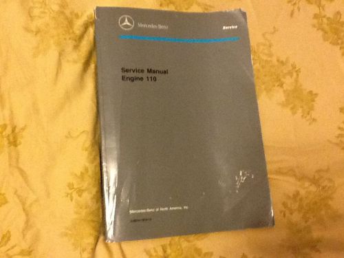 Mercedes m110 service manual book engine 110 280sl 280sel 280se 280s mbna book