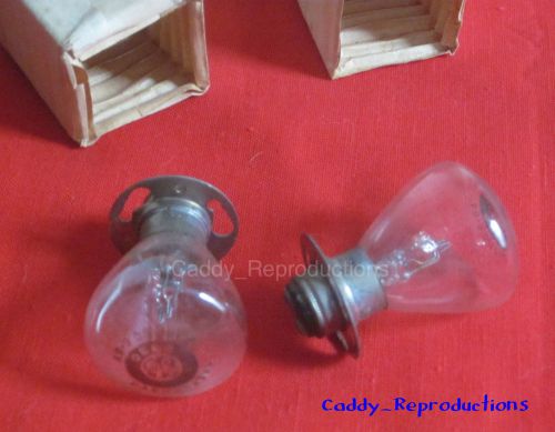 1934 1935 1936 1937 1938 1939 cadillac fog light lamp turn signal bulbs 6v - nos