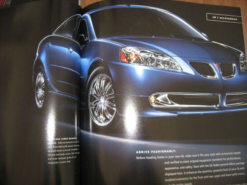 2007 pontiac dealership catalog + accessories catalog solstice g6 oem grand prix