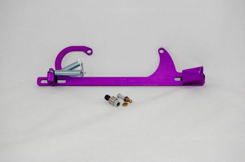 Carburetor throttle linkage bracket 4150 ford aed 6601p purple