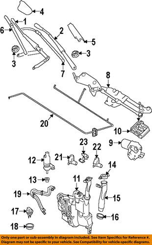 Mercedes-benz-mb oem 1648600960 wiper & washer-windshield-reservoir assembly