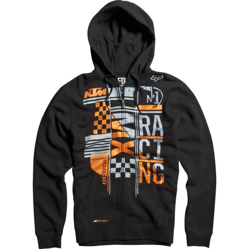 Fox – ktm konstruct zip black hoodie - sm