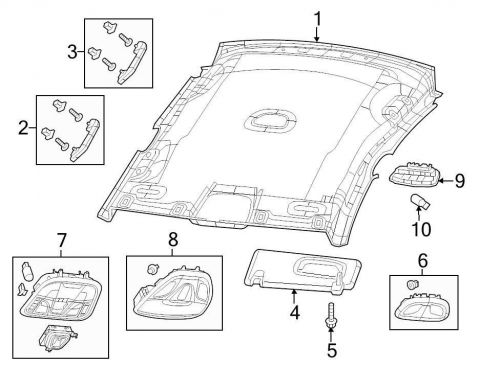 Chrysler oem  interior grab bar 5rg72ml2ab image 3