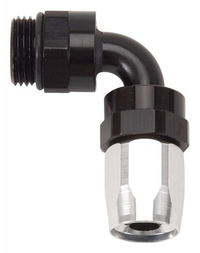 Russell 612463 full flow swivel hose end fitting 90 deg. dry sump end