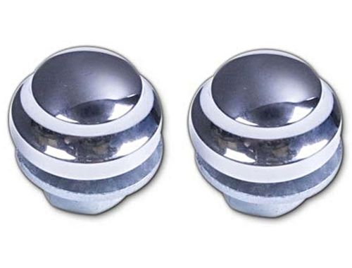 Polished billet aluminum license plate bolts 88-98 gm c/k gm bumper hole plugs