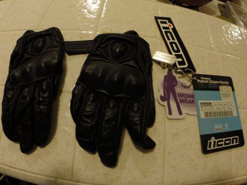 Icon pursuit stealth women&#039;s gloves stealth small 3302-0038