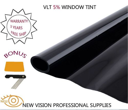 New vision vlt5% 500mmx6m 2ply 2mil src window tint film car auto house