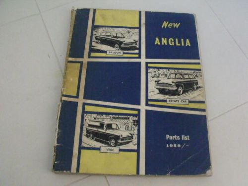 Ford anglia parts list microcar