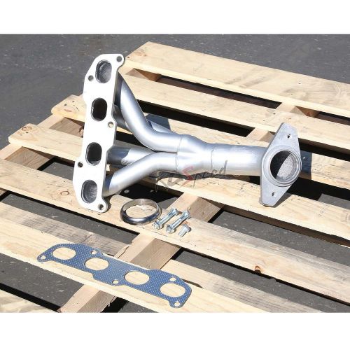 B15 ser qr25 coated steel header exhaust manifold for 02-06 nissan sentra specv