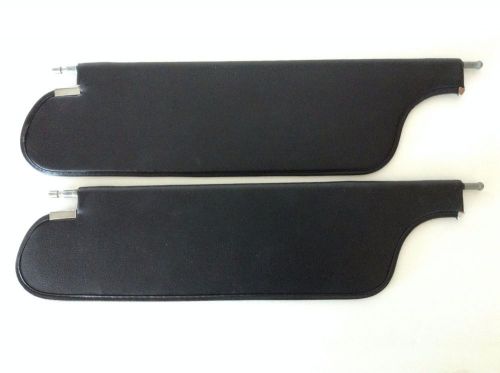 1968-1972 chevy nova original black vinyl sunvisors/pair