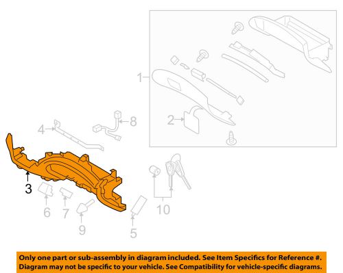 Subaru oem 09-13 forester glove box-trim panel 66055fg030ll