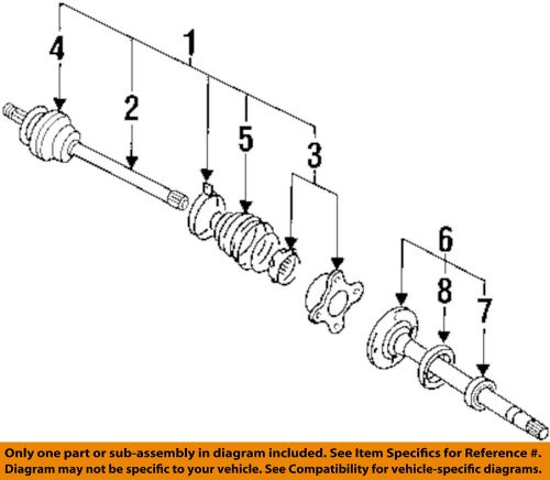 Mitsubishi oem 99-00 montero-cv joint boot-outer mr232240