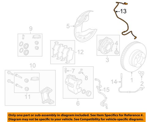 Oem land rover front brake sensor sem500070 2006-2015 discovery lr3 lr4